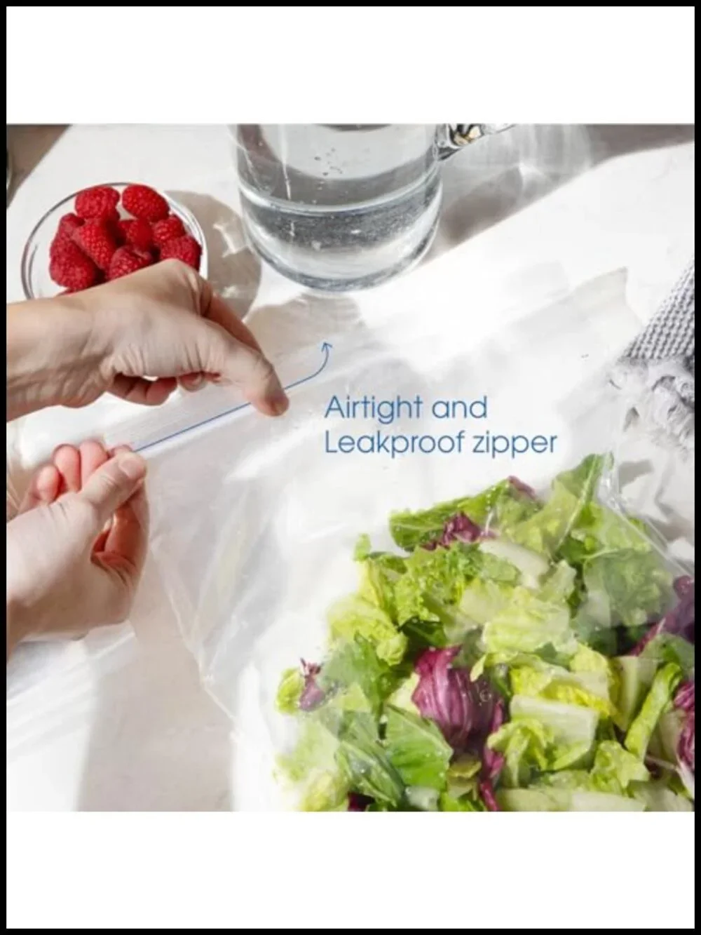 10x10 Zip Plastic Bags 100 Count 2 Mil Clear LDPE Reclosable